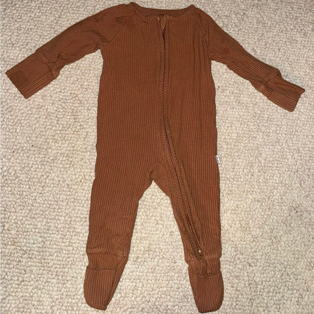 Little Sleepies Warm Brown Kids Footie